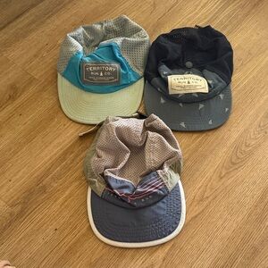 Set of 3 Territory Run Co Caps